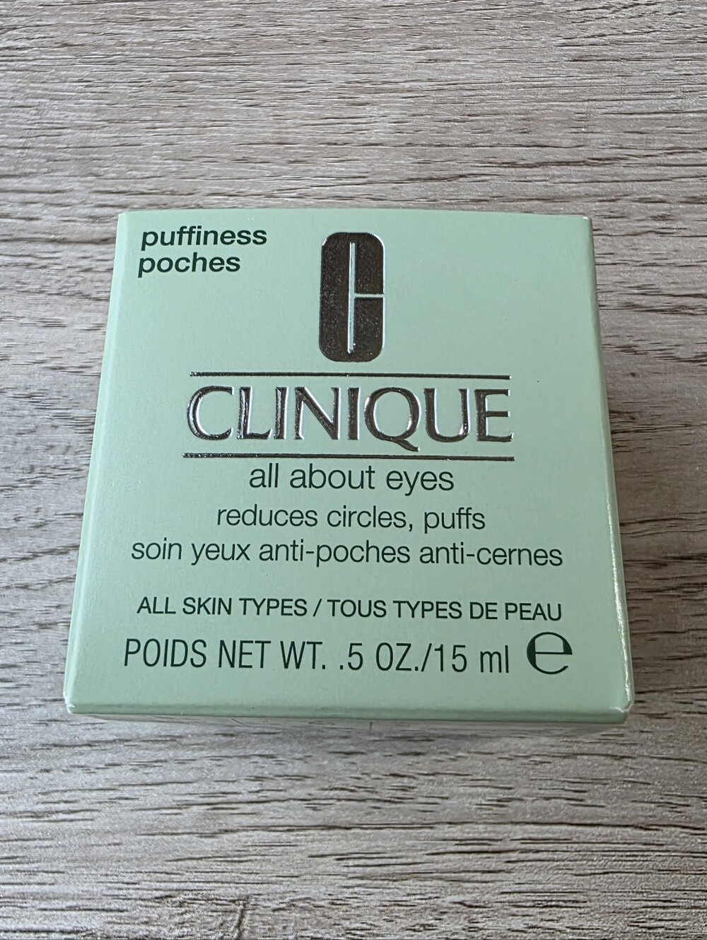 Clinique All About Eyes Eye Cream Gel 0.5 oz / 15 ml Full Size NEW In Box - Picture 7 of 7